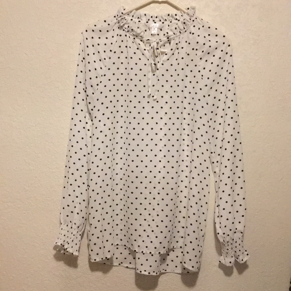 ✨Polka dot blouse
